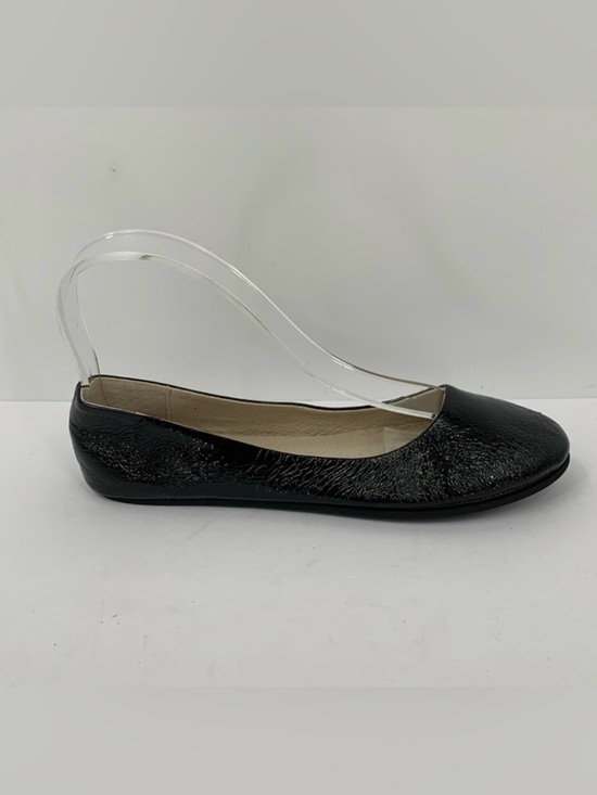 French Sole Shoes - FS/NY French Sole Sloop ballet flats black patent shoe Italy slip-on new 8